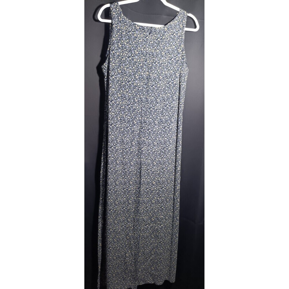 Vintage 90s Old Navy Women’s 12 Floral Rayon Dress Rear Zip Cottagecore Spring - Picture 6 of 6